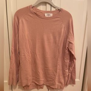 Zara pink light sweater